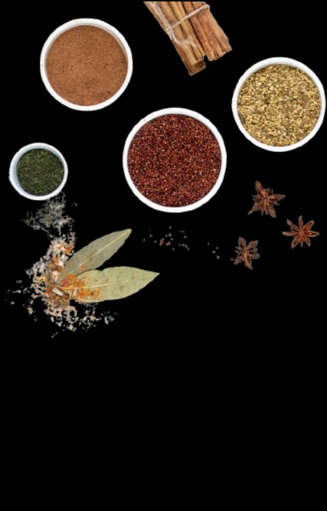 various spices
